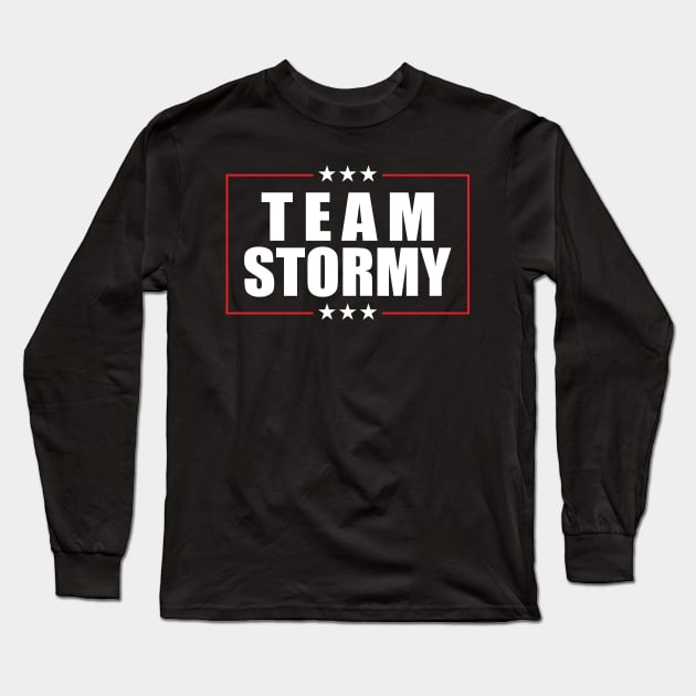 Team Stormy (Red Border) Long Sleeve T-Shirt by Brianconnor